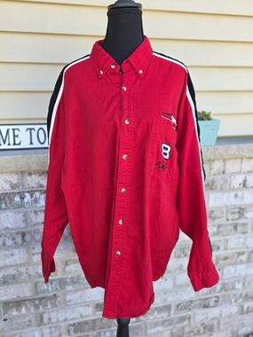 Dale Earnhardt Jr #8 Winners Circle NASCAR Racing Button Up Shirt XXL